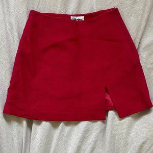 Vintage wool mini skirt